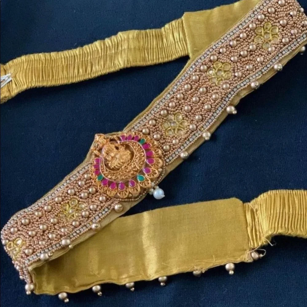 Womens Indian cloth hip belt